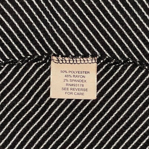 Philosophy Black Striped Sleeveless Swing Dress (Small) - Picture 5 of 6